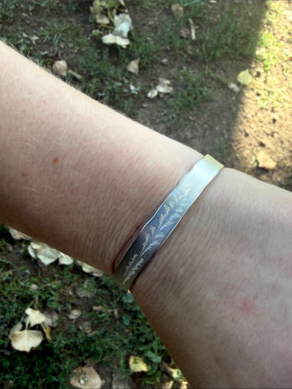 Scout crafted wear “you are capable of brave and magnificent things” cuff